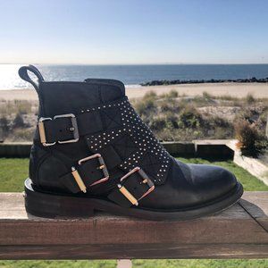Zadig & Voltaire Laureen Flap Studs Ankle Boots